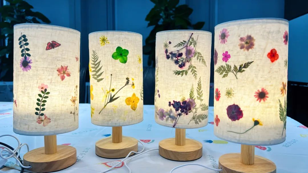 taptap点点官方网站集团开展 花灯艺语 点亮美好 压花台灯制作活动